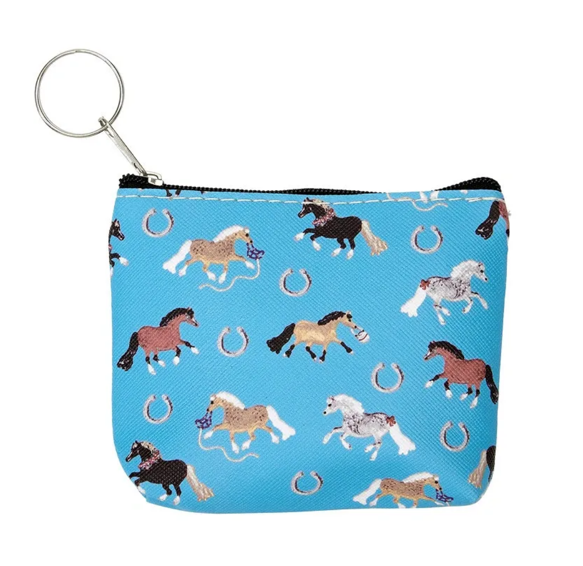 Blue Pony Coin Purse