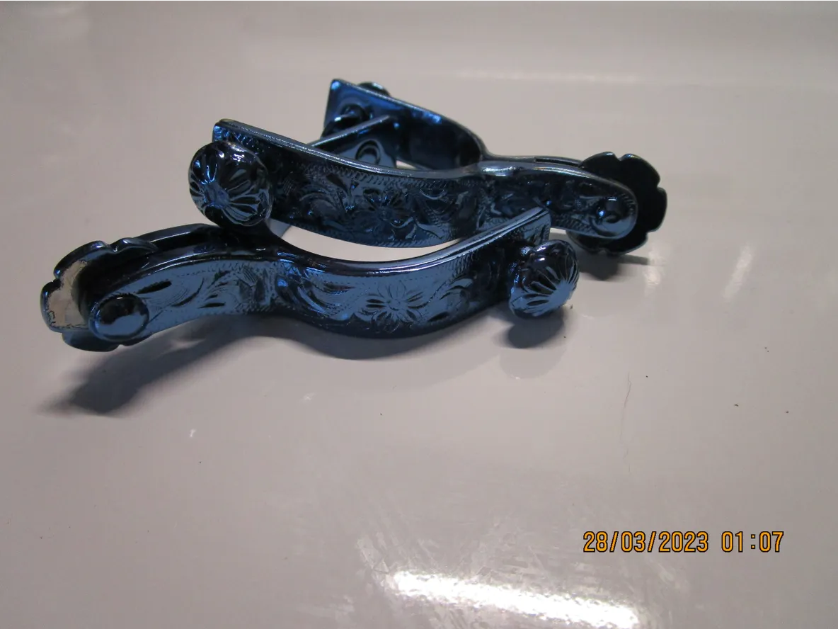 Child Spur in Blue