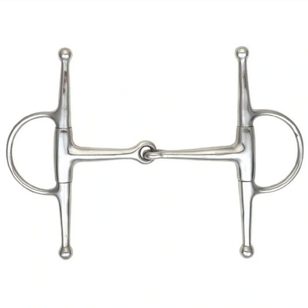 Full Cheek Eggbutt Snaffle Long Cheek 4 1/2" - 2365