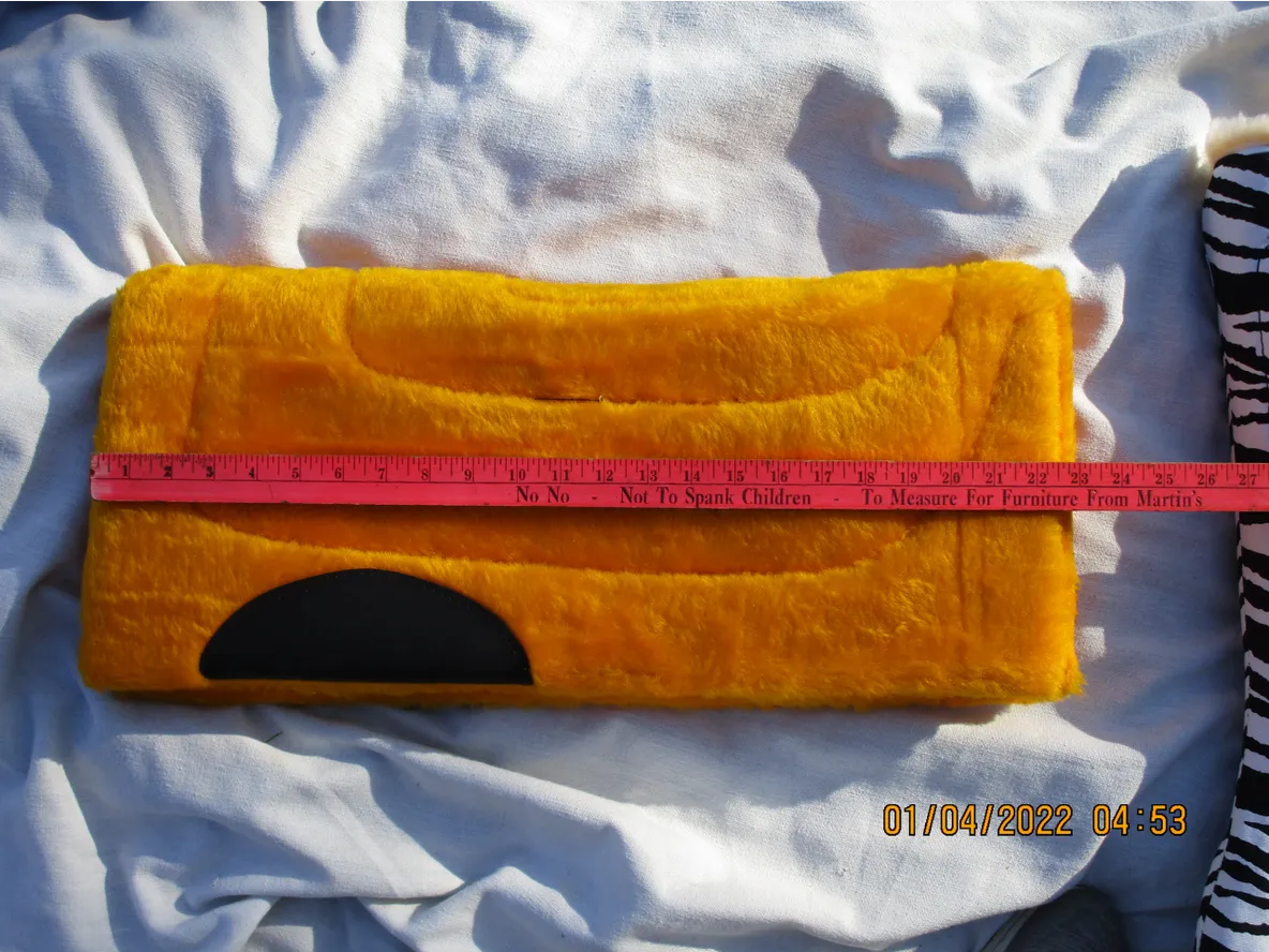 Gold Princess Fleece Pony Pad