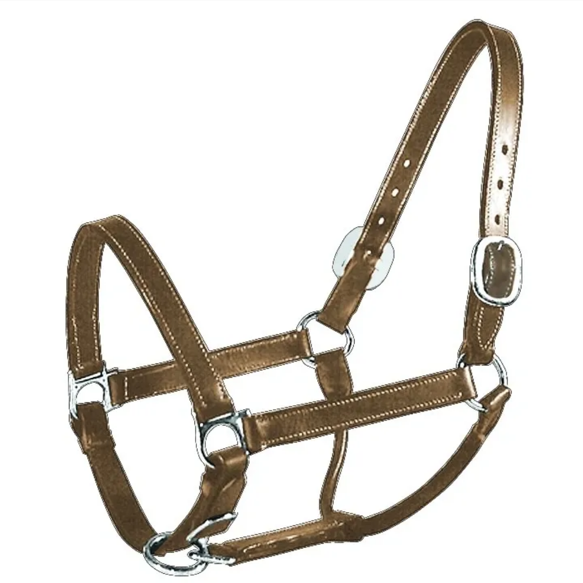 Leather Halter 5-Way Adjustment