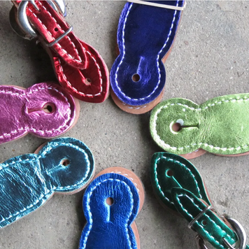 Metallic Spur Straps, Ladies & Youth