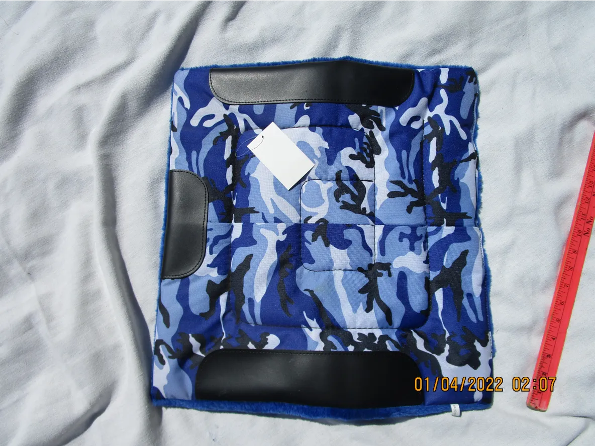 Mini Blue Camo Saddle Blanket