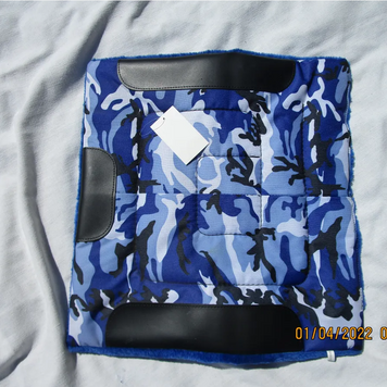 Mini Blue Camo Saddle Blanket