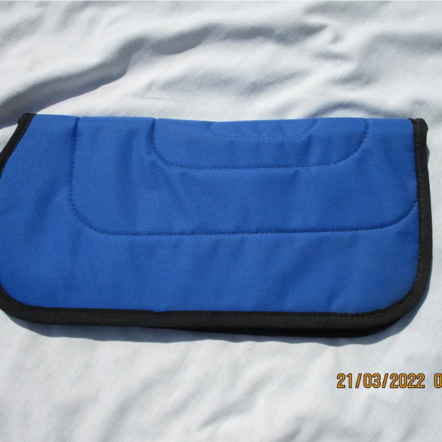 Nelon PONY Saddle Pad, Bright Blue 22" x 22"