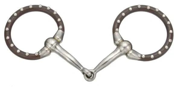 Offset Dee Bit with Brown rings and Dots 3 1/2" & 4"