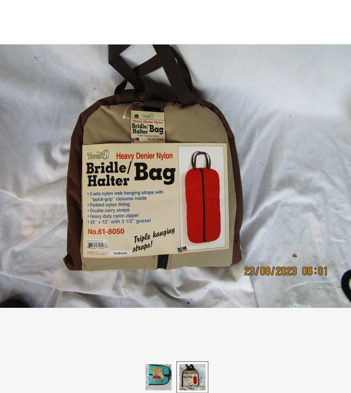 Bridle - Halter Bag Heavy Denier Nylon 61-8050