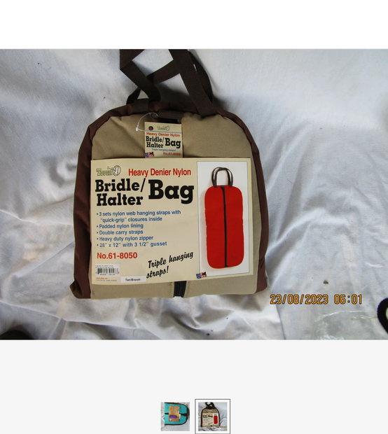 Bridle - Halter Bag Heavy Denier Nylon 61-8050