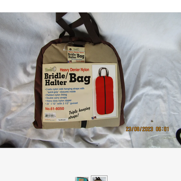 Bridle - Halter Bag Heavy Denier Nylon 61-8050