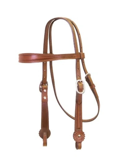 Old Timer Headstall and Breastcollar in Carmel Toast