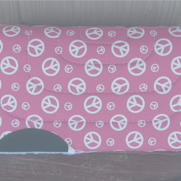 Pink Peace Pony Pad - 2 styles & Sizes