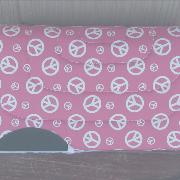 Pink Peace Pony Pad - 2 styles & Sizes
