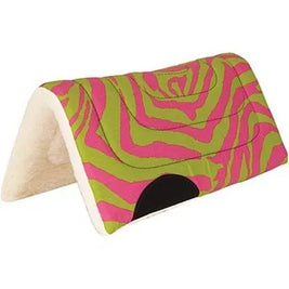 Pink and Lime Zebra print PONY Pad