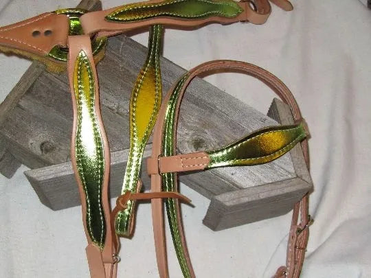 Pony Breastcollar Ice Lime Metallic