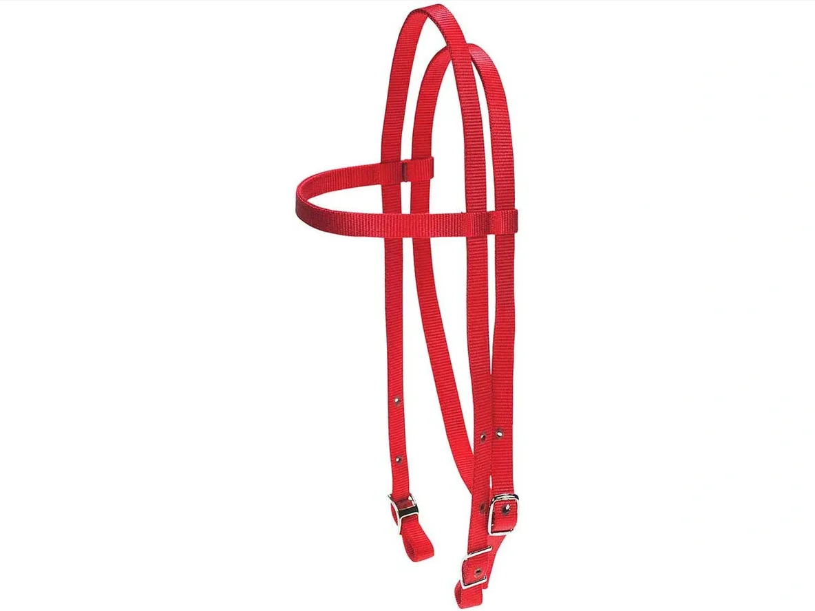 PONY Nylon Brow Headstall - American Made 70120