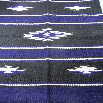 Saddle Blanket Sierra Navajo 30 x 60 Purple
