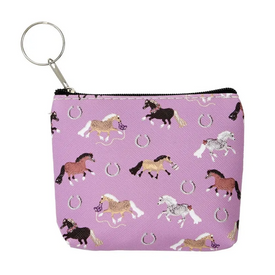 Purple/Lilac Pony Coin Purse