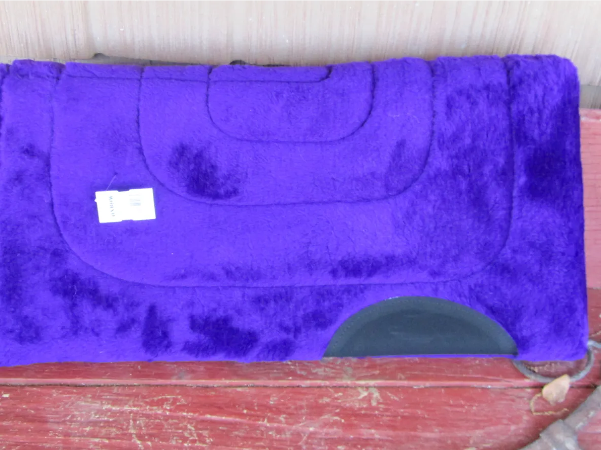 Purple Princess Fleece Pony Saddle Pad