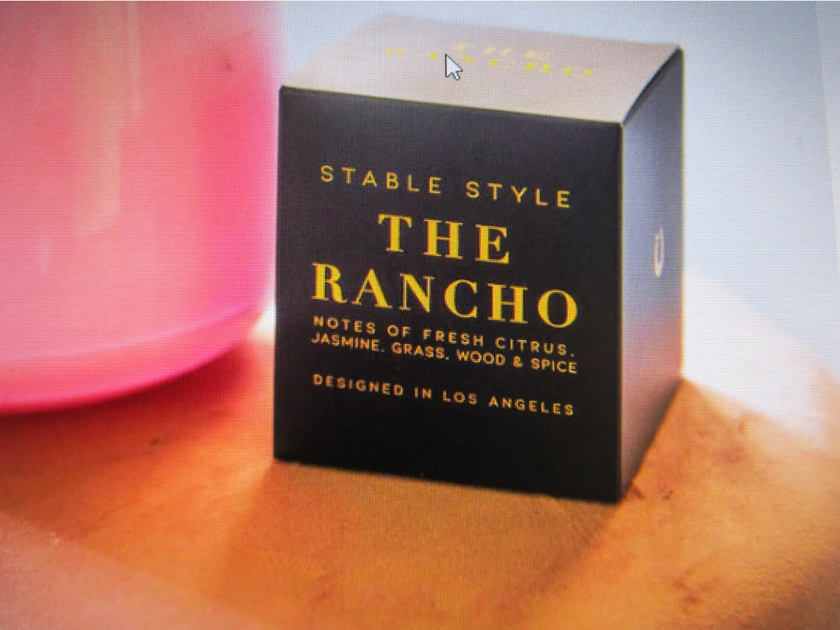 The Rancho Candle