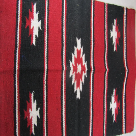 Saddle Blanket Sierra Navajo 30 x 60 Red