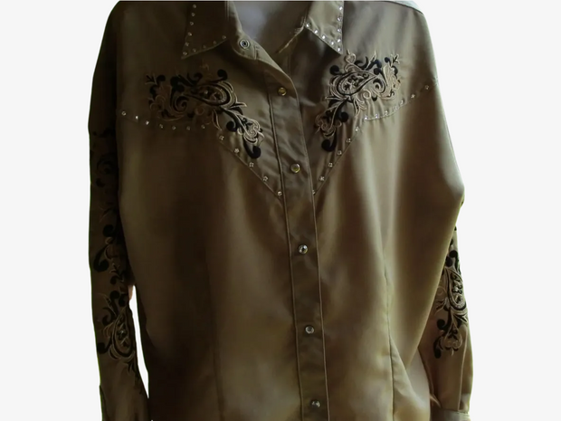 Rod's XL Brown Show Shirt