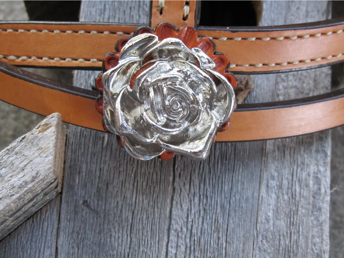 Rose Concho Headstall