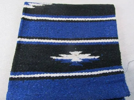 Sierra Navajo 19" x 19" Mini Saddle Blanket Royal Blue