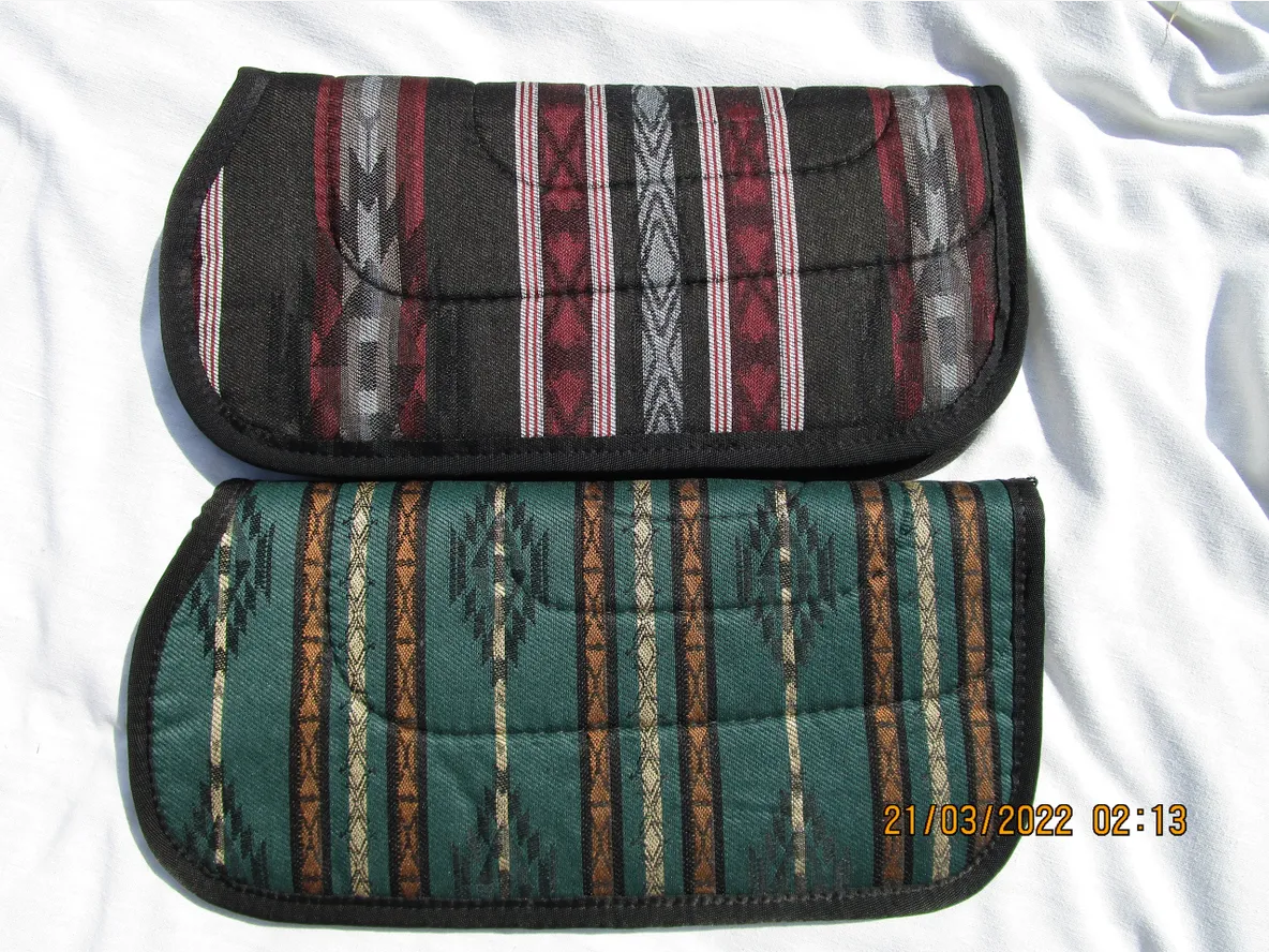 Southwest PONY Saddle Pad in Green or Black-Red