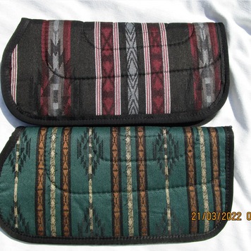 Southwest PONY Saddle Pad in Green or Black-Red