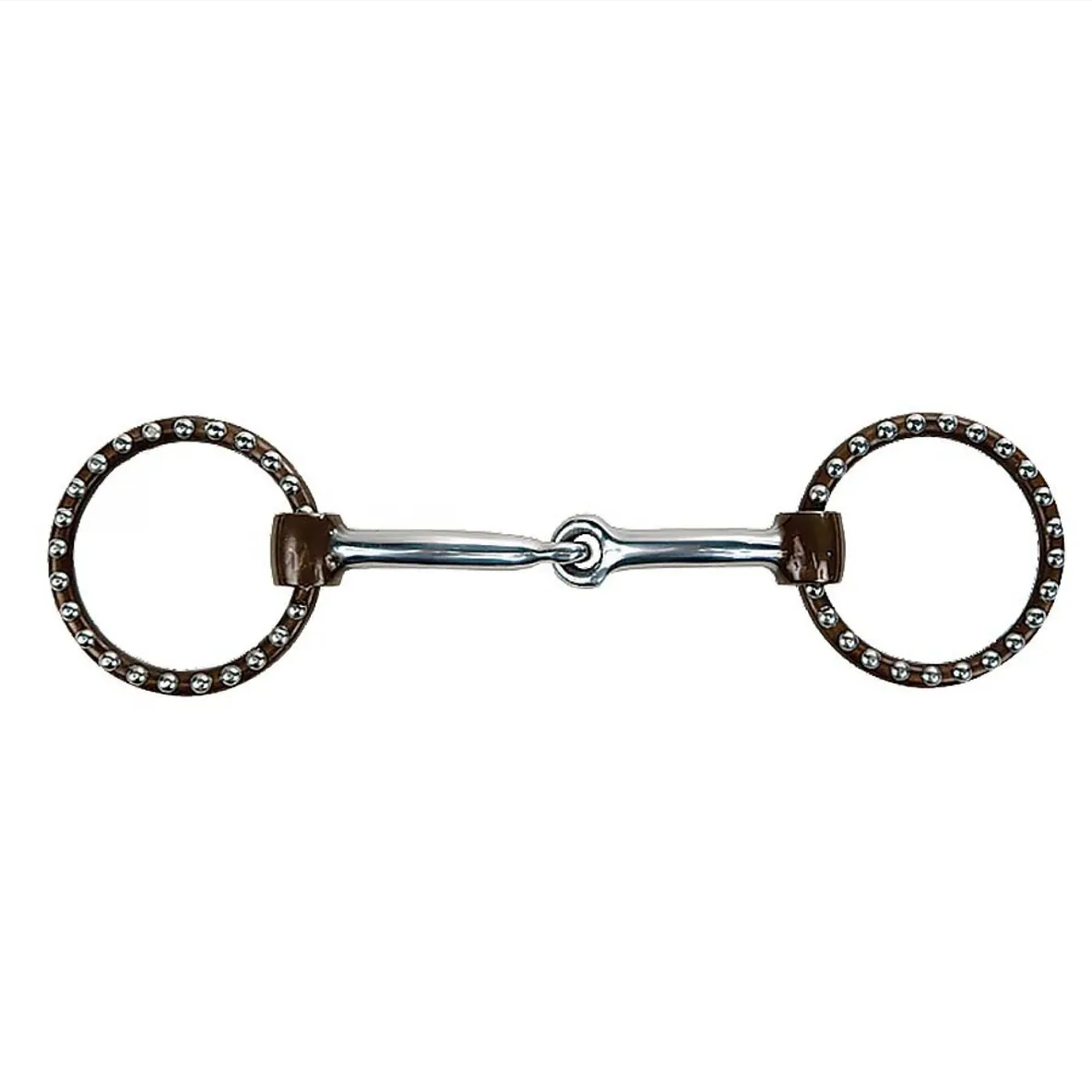 Antique Ring Snaffle Pony Bit with Dots 4" 230026