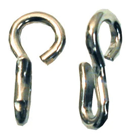 Stubby Curb Chain Hooks - Pair