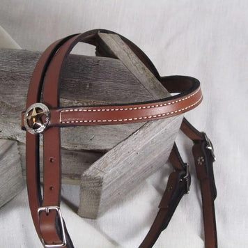 Leather Headstall PONY, 3 Colors EM