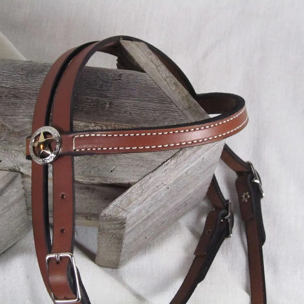 Leather Headstall PONY, 3 Colors EM