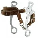 Leather & Fleece Nose Hackamore, Mini Size