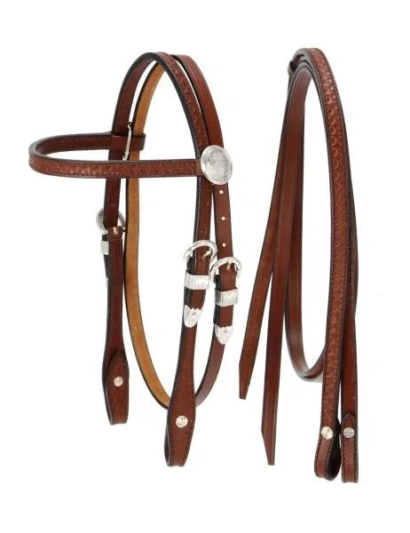 Mini Headstall and Reins 3 colors, Brow