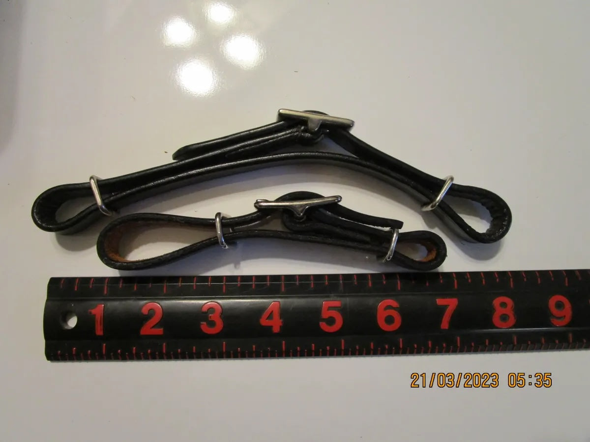 All Leather Curb Strap PONY and MINI sizes