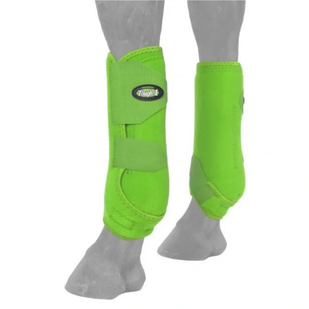Lime Green Sport Boot, Front & Rear