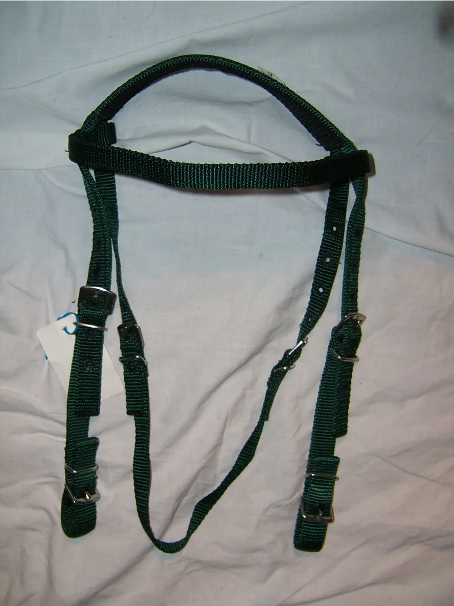 Mini Nylon Headstall, 1-Ear or Brow