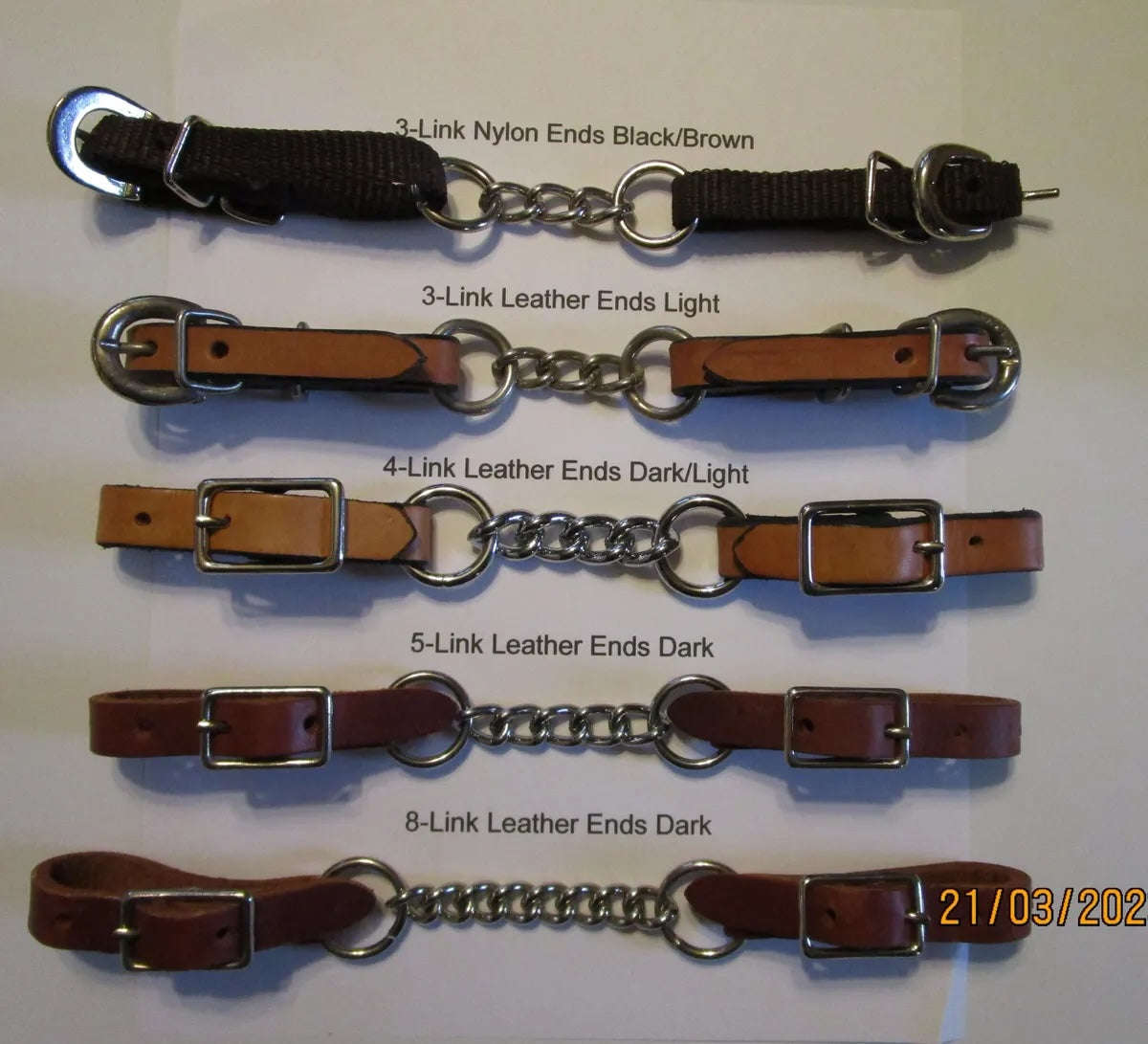 Single Chain Curb Strap