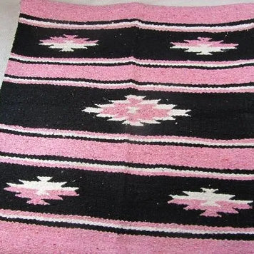 Saddle Blanket 30 x 60 Pink Sierra Navajo