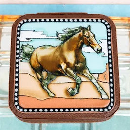 Jewelry Box with Running Horse