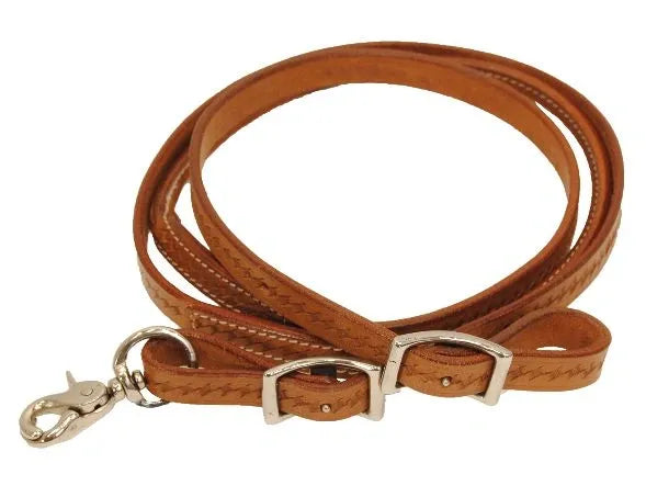 3-Piece Set Leather Bridle, Breastcollar & Rein