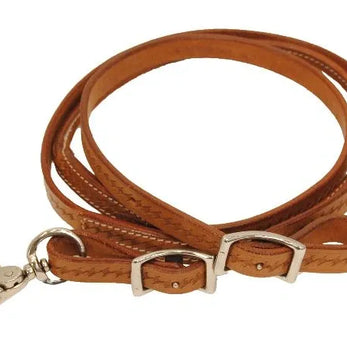 3-Piece Set Leather Bridle, Breastcollar & Rein