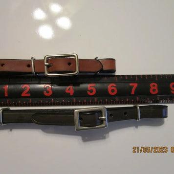 All Leather Curb Strap PONY and MINI sizes