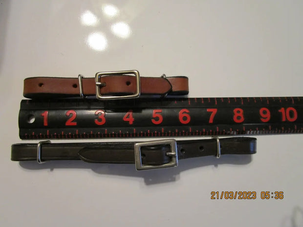 All Leather Curb Strap PONY and MINI sizes