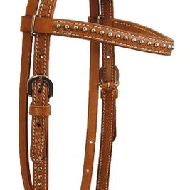 3-Piece Set Leather Bridle, Breastcollar & Rein