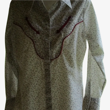 Cute Western Shirt with Red Piping Wrangler