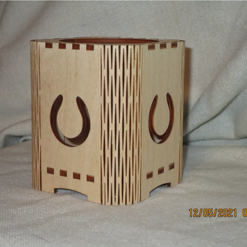Wood Candle Holder